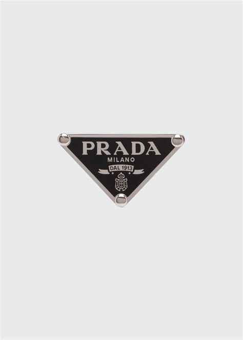 prada triangle earrings|prada clip on earrings.